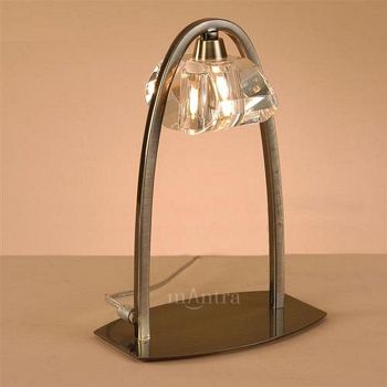 Alfa Table Lamp Antique Brass M0425AB
