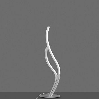 Corinto LED Touch Dimmable Silver/Chrome Table Lamp M6110