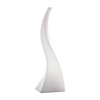 Flame White Finished Table Lamp M1327