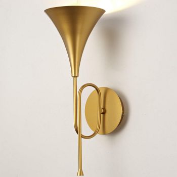 Jazz Gold Coloured Wall Light