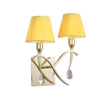 Siena Switched Double Wall Light 