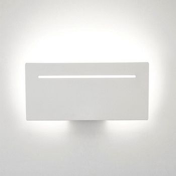 Toja White Angled LED Medium High Output Wall Light M6254