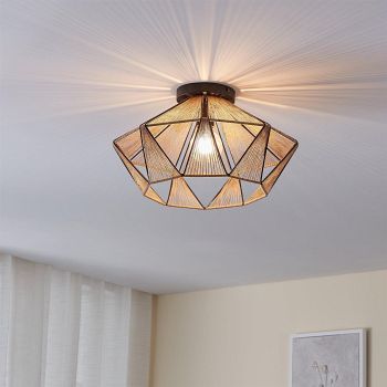 Adwickle Black And Brown Ceiling Light 43775