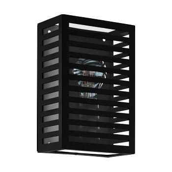 Alamonte 3 IP44 Outdoor Black Wall Fitting 900136