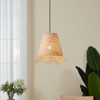 Aycliffe Black And Wood Pendant 43871