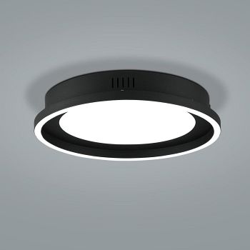 Calagrano LED Round Black And White Flush Ceiling Light 900601