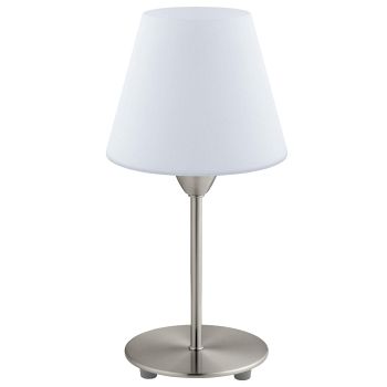 Damasco 1 Satin Nickel Single Table Lamp 95785
