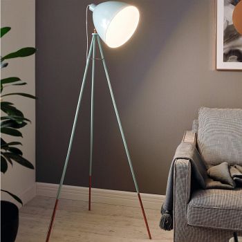 Dundee Mint And Copper Vintage Floor Lamp 49342