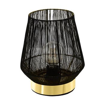 Escandidos Black and Brass Table Lamp 99808