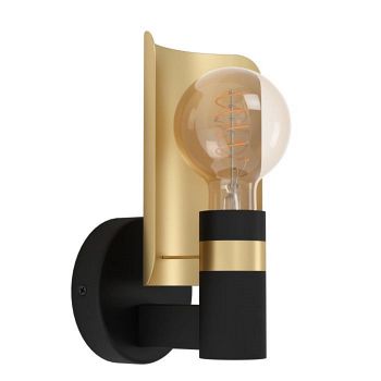 Hayes Black And Gold Wall Light 900375
