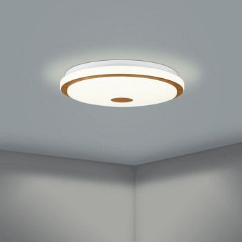 Lanciano 1 LED White Large Flush Light 900599