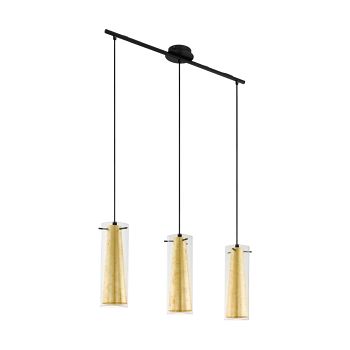 Pinto Gold Two-Toned 3 Bar Pendant 97652