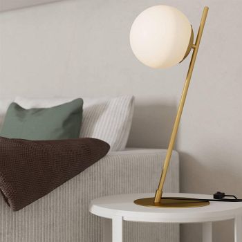 Rondo Brushed Brass Table Lamp 900868
