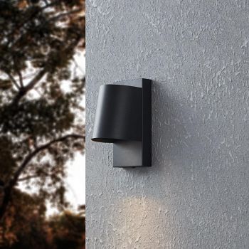 Stagnone IP54 LED Black Aluminium Outdoor Wall Light 900691