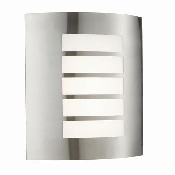 Bianco LED IP44 Stainless Steel Outdoor Wall Light 75930