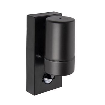 Icarus PIR Black IP44 rated Outdoor Wall Light 81010