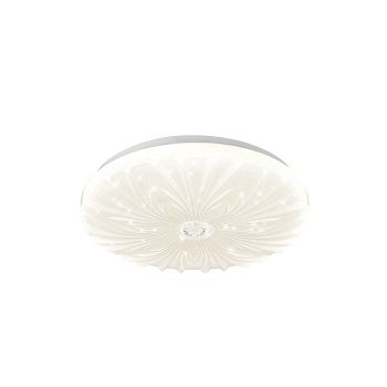 Delen IP44 White LED Bathroom Flush Ceiling Light CF5795