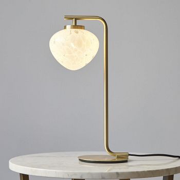 Catha Satin Brass Table Lamp Catha-1TL