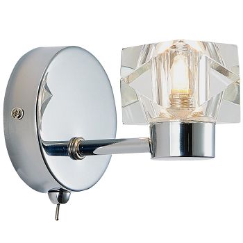 Inverell Chrome Switched Wall Light 010CH1W