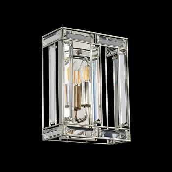 Baltimore Polished Nickel 1 Light Wall Fitting LT32126