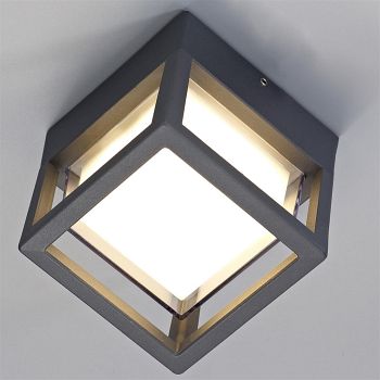 Stamford Square LED Outdoor Wall or Ceiling Light LT30170