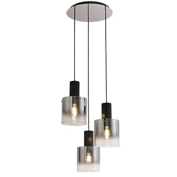 Tennessee Round Triple Ceiling Cluster Pendants