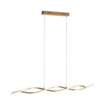 Purley Dimmable LED Gold Leaf Pendant Light 9242-12