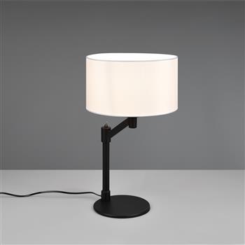 Cassio White Shade Switched Table Lamp