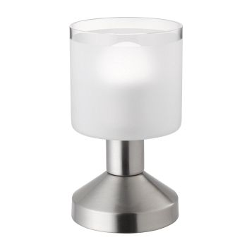 Gral Matt Nickel & Clear Glass Table Lamp R59521007