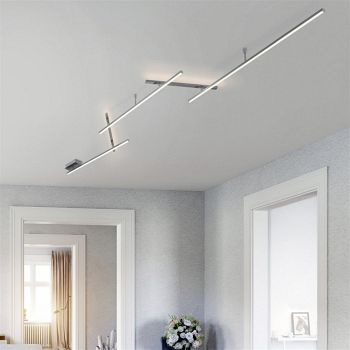 Indira 5-Light LED Ceiling Bar Semi-Flush Fitting 674610507