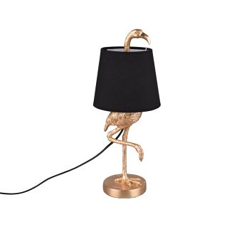 Lola Black & Gold Flamingo Table Lamp R50251079