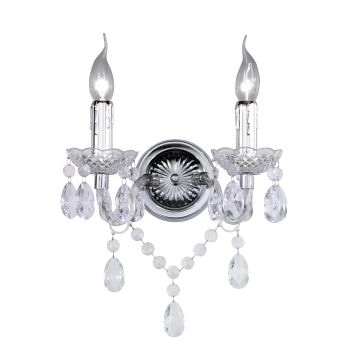Luster Chrome & Transparent Clear Wall Light R25072000