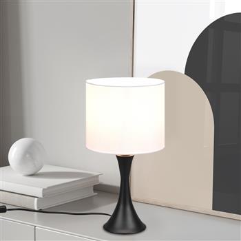 Sabia Small White Shade Table Lamp