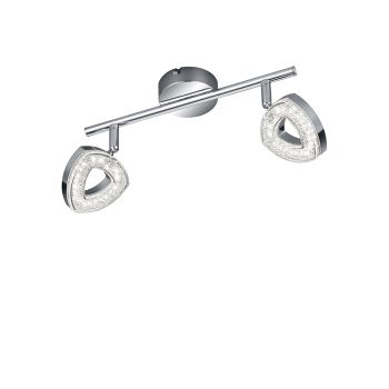 Tours Chrome LED Double Ceiling Fitting R82132106