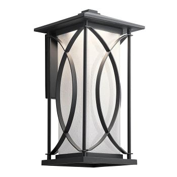 Black Outdoor IP44 Rated Large Wall Lantern QN-ASHBERN-L