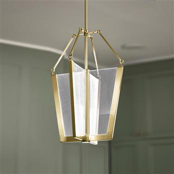 Champagne Gold LED Dimmable Pendant Light QN-CALTERS-P-M-CG