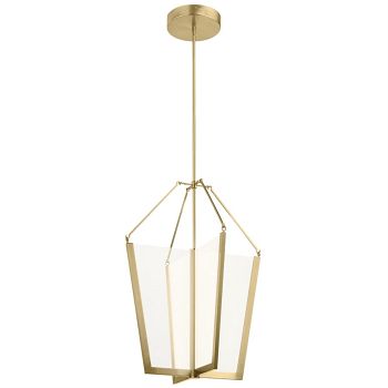 Champagne Gold LED Large Dimmable Pendant Light QN-CALTERS-P-L-CG