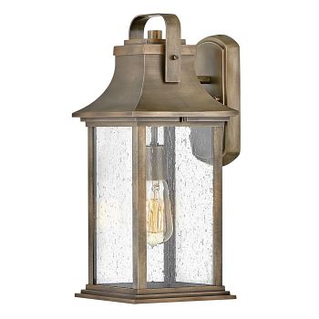 IP44 Rated Burnished Bronze Outdoor Wall Lantern QN-GRANT-M-BU