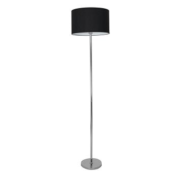 Casino Chrome Floor Lamps with Shade