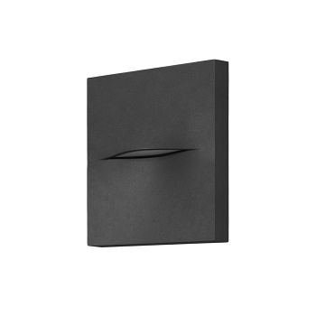 Hide IP65 LED Square Black LED Outdoor Wall Light PX-0535-ANT