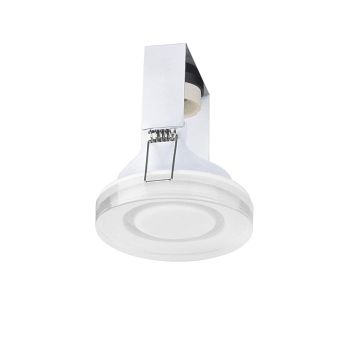 Lab IP65 Bathroom White Recessed Ceiling Spotlight DE-0132-BLA