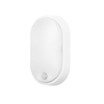 Moo White LED PIR IP54 Outdoor Wall Light PX-0560-BLA