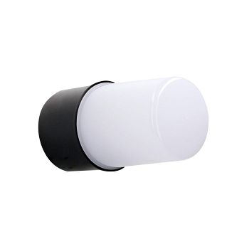 Port IP54 Outdoor Black & White Wall Or Porch Light PX-0159-NEG