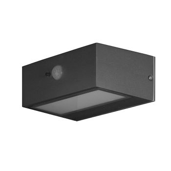 Top Urban Grey LED IP44 Solar Outdoor Wall Light PX-0171-ANT