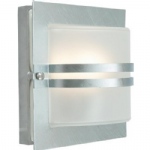 Outdoor IP54 Wall Light Galvanized Finish BERN-E27-GAL-F
