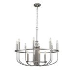 Capitol Hill Brushed Nickel 12 Light Multi-Arm KL-CAPITOL-HILL12-BN