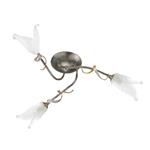 Fly Semi Flush Light Silver Gold FLY3-SF-BRZ-ANT