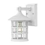 Freeport IP44 Small Textured White Outdoor Wall Light HK-FREEPORT2-S-TWH