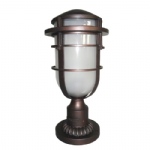 Pedestal Outdoor IP44 Bronze Post Lamp HK-REEF3-VZ