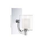 Kolt IP44 Polished Chrome Bathroom Single Wall Light QZ-KOLT1-PC-BATH